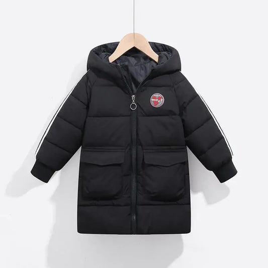 Thick Hooded Duck Down Jacket for Kids