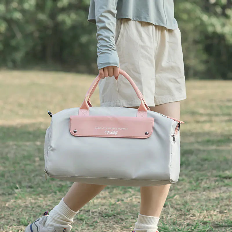 Large Waterproof Women's Travel Duffel Gym Bag