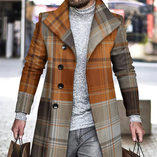 Men's Casual Print Windbreaker Jacket