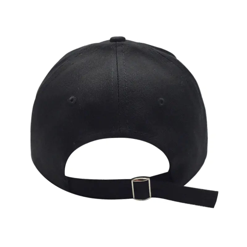 Alien Head Embroidered Baseball Cap with Skull Design