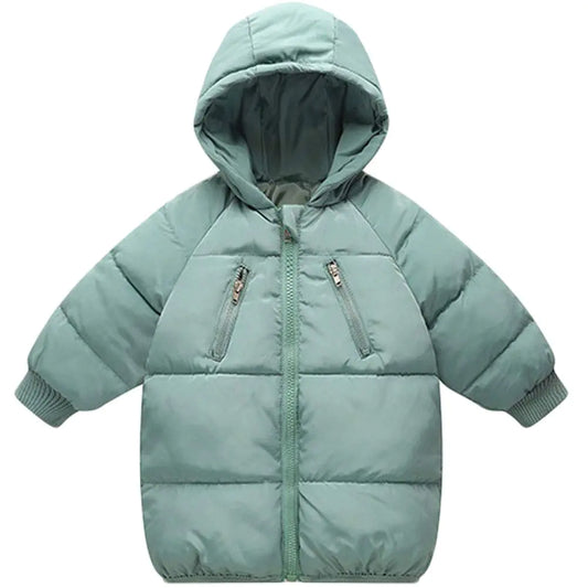 Cozy Cub Toddler Hooded Winter Jacket - Green